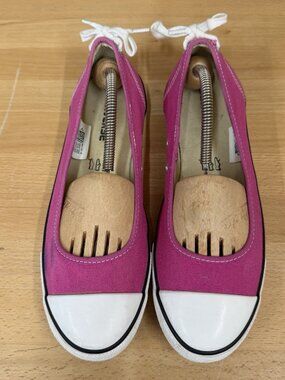 Converse Chuck Taylor All Star Flats Hot Pink Women’s Size 9.5 Slip On Sneakers